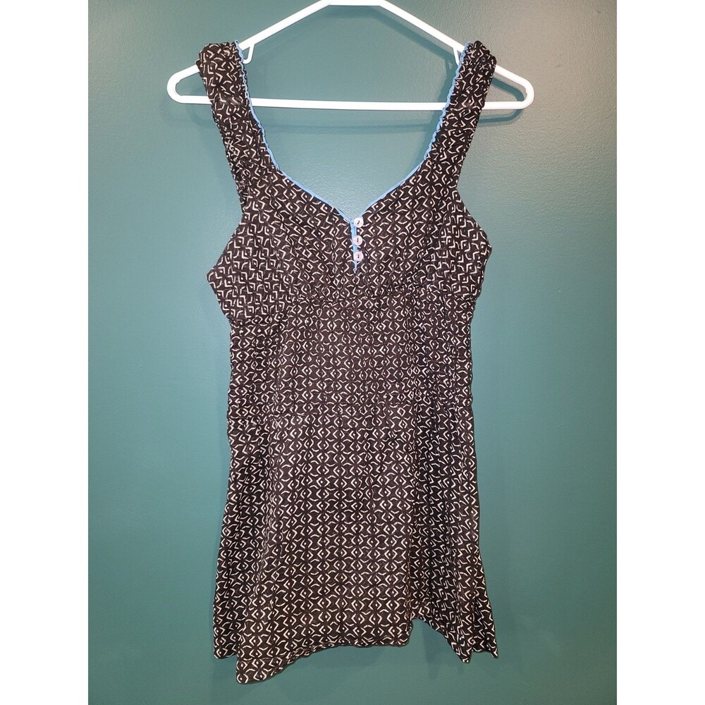 Free People Y2k Tank Top Size 6 Womens 100% Cotton